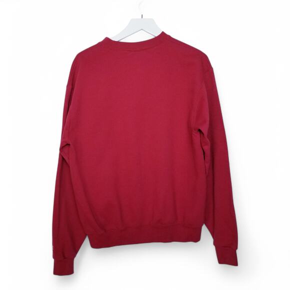 CHAMPION AUTHENTIC Arkansas Razorbacks Red 50/50 Pullover Sweatshirt - Medium - Picture 2 of 7